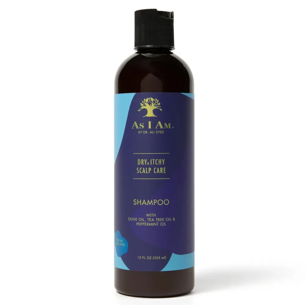 AS I AM Dry and Itchy Tea Tree Oil Champú 355ml